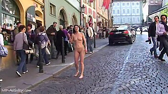 Witness The Thrilling Exhibition Of Nudity By Horny Women In Public Spaces