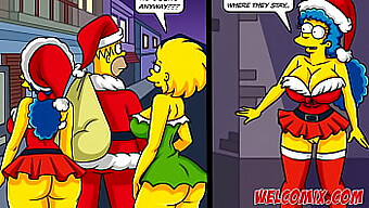 Een Uniek Kerstcadeau: Zijn Vrouw Doneren Aan De Behoeftigen, Simpsons Hentai