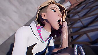 Ervaar De Spanning Van De Deepthroat- En Pawg-Vaardigheden Van De 18-Jarige Spider-Gwen