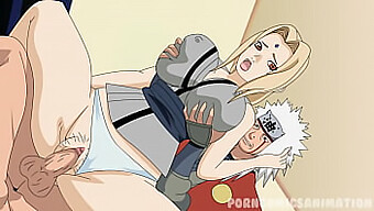 Cartoon Naruto Hentai Featuring Tsunade And Jiraiya'S Intense Sex Scene