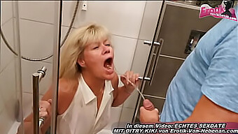 German Housewife Pleasures A Young Stud And Faces Her Husband'S Wrath