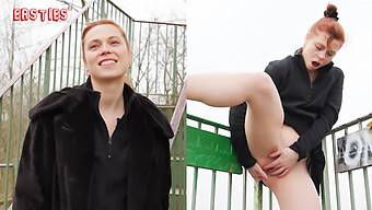 Sarah K'S Solo Pleasure In High Definition: A German Amateur'S Public Escapade