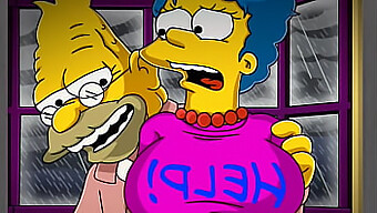 Marge Simpson, La Ama De Casa De Dibujos Animados Clásica, Es Identificada Equivocadamente Como Una Prostituta Por Su Vecino Anciano Debido A Su Atuendo Revelador.Mientras Su Esposo Homer Está Fuera En El Trabajo, Marge Es Tomada Brutalmente En Todos Sus Agujeros Apretados Por El Viejo En Esta Parodia Cómica Y Visual Novedosa, Mezclando Elementos De Anime, Hentai Y Acción Sin Censura.