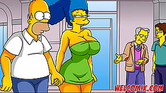 Simpsons Porn Con Una Milf Sensual Y Sexo De Dibujos Animados