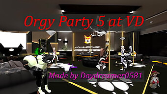 Furry Orgy With Foxo And Other Characters In Second Life