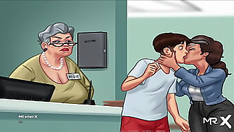 Summer Story - Mature Woman Undergoes Dental Procedure And Receives Oral Pleasure