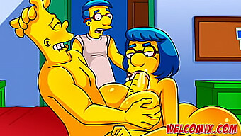 Cartoon Porn Featuring Barty'S Encounter With His Friend'S Mother In The Simpsons