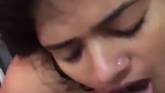 Licking A Cum-Filled Mouth In An Indian Group Orgy